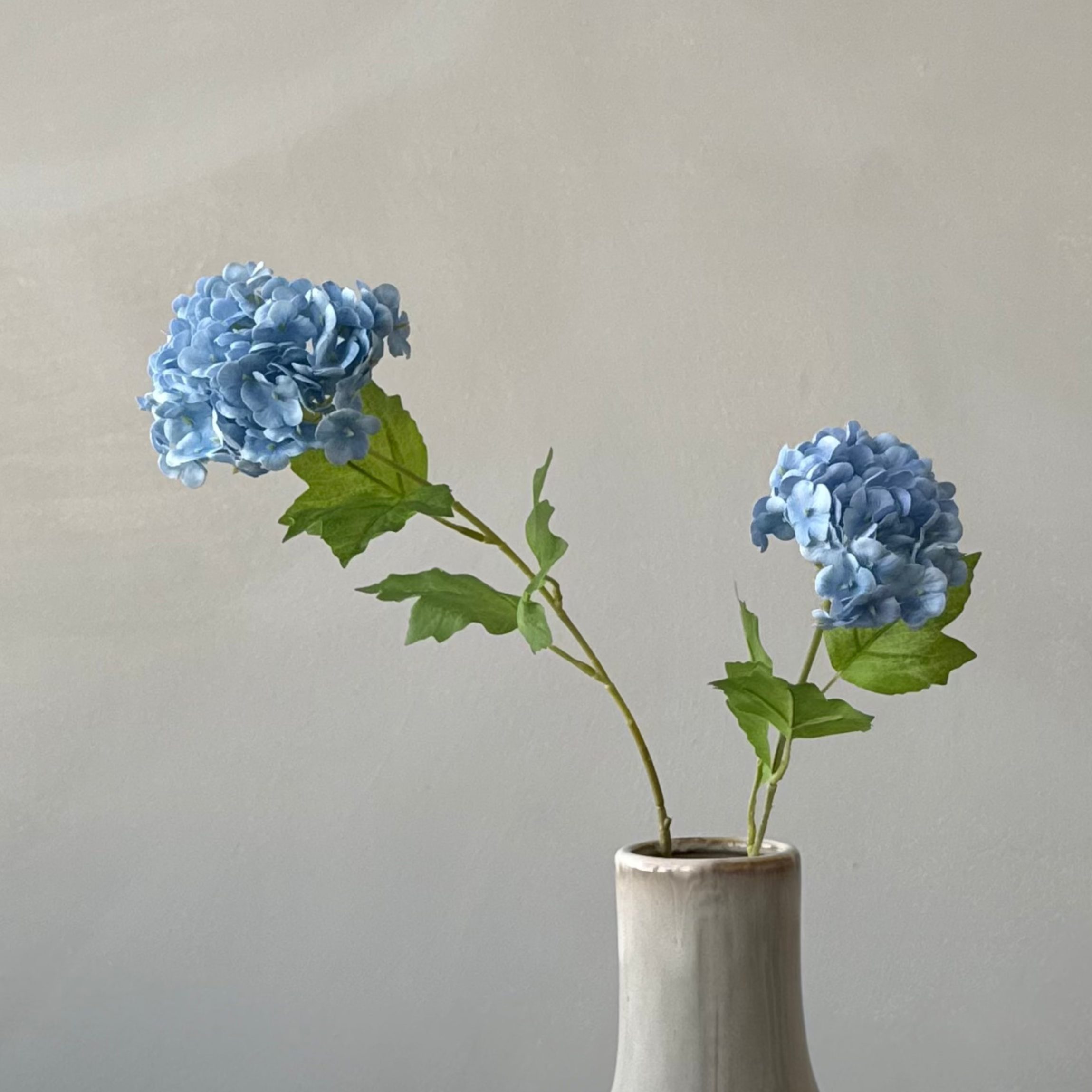 The Hydrangea Duo Stem - Cornflower Blue